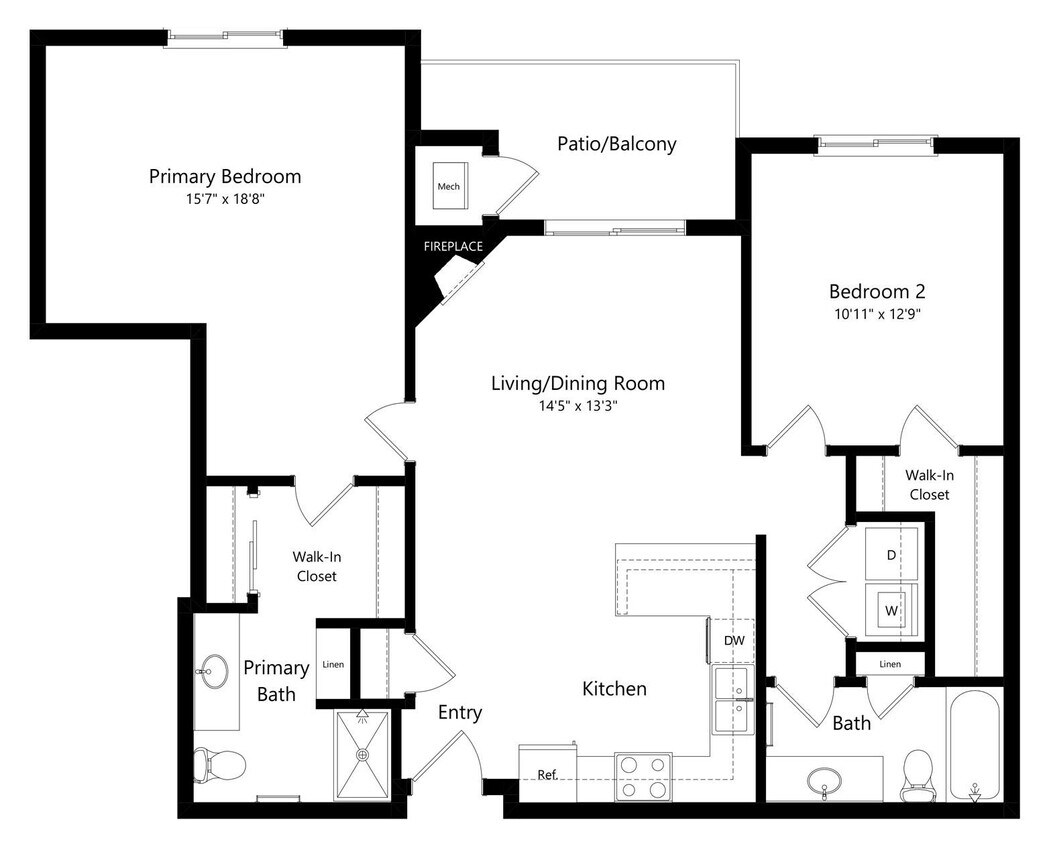 Floor Plan - Jackson (Flat)