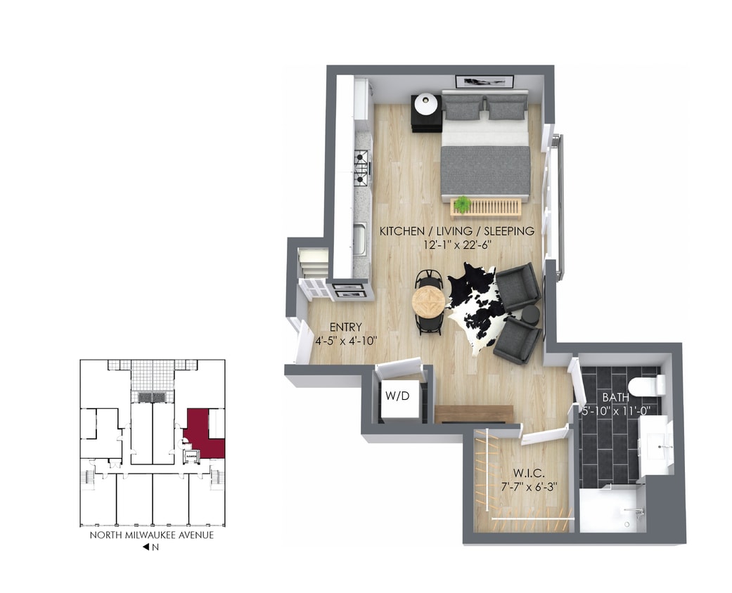 Floor Plan - Studio