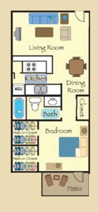 1BR/1BA - A5