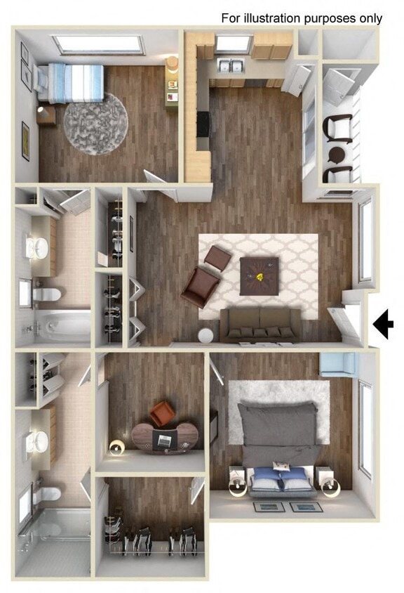 Floor Plan - 2B2