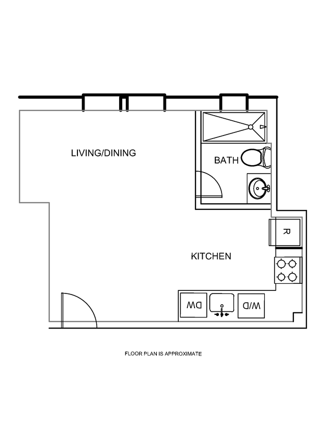Floor Plan - Studio A
