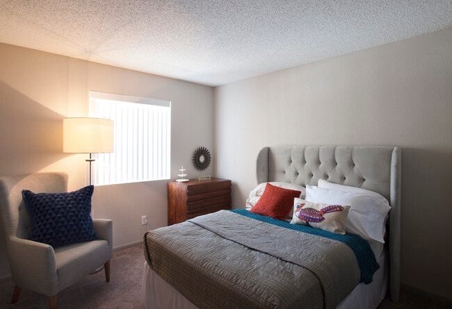The bedroom includes a large closet and sits next to the full bathroom - Heritage District