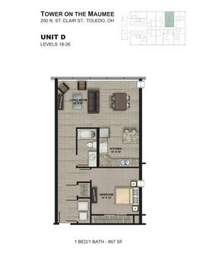 Floor Plan - Tower D