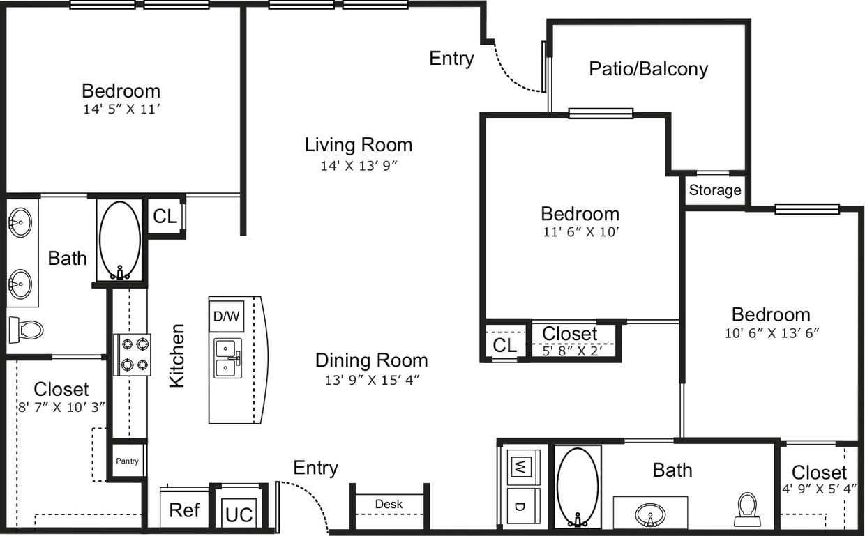 Floor Plan - Tribeca