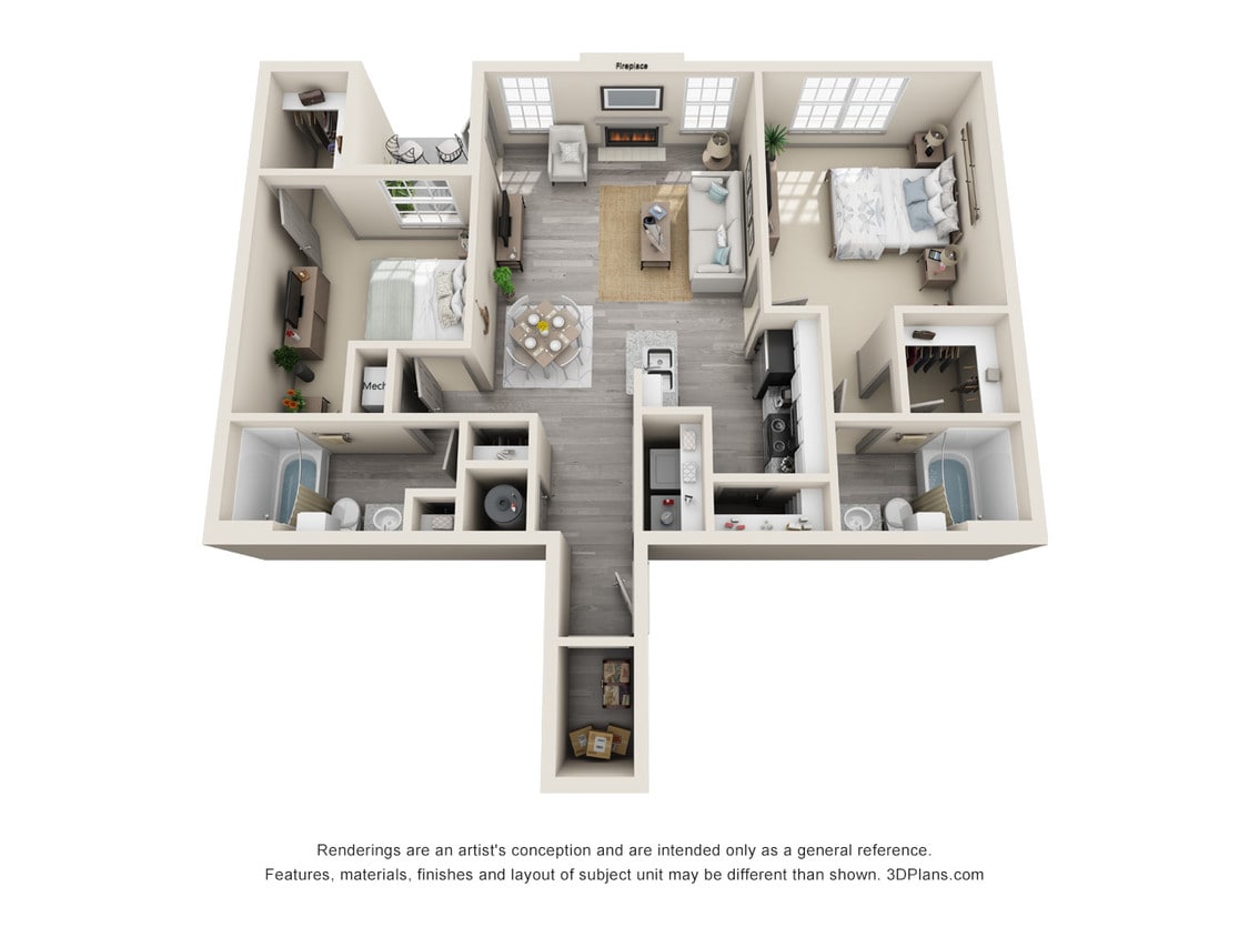 Floor Plan - The Lafayette Lower