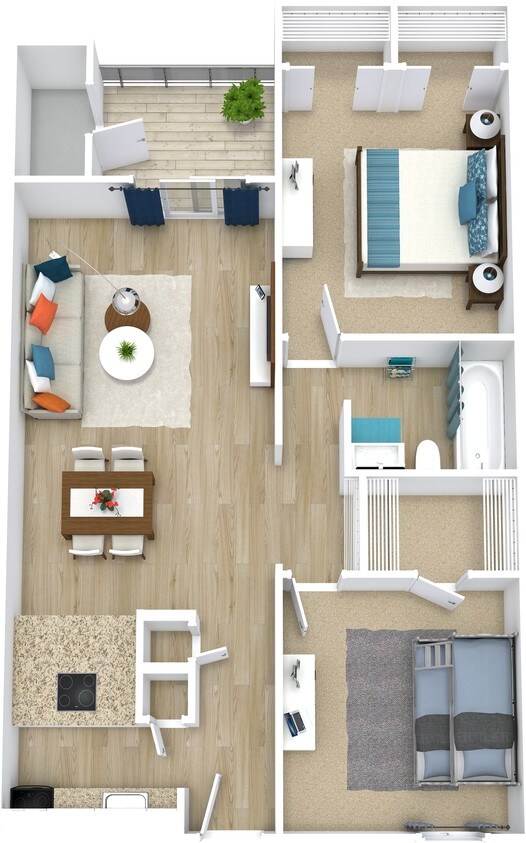 Floor Plan - 2 Bedroom A