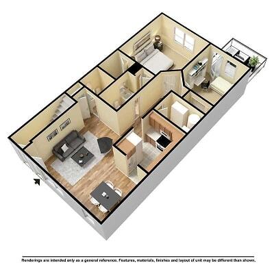 Floor Plan - Two bedroom