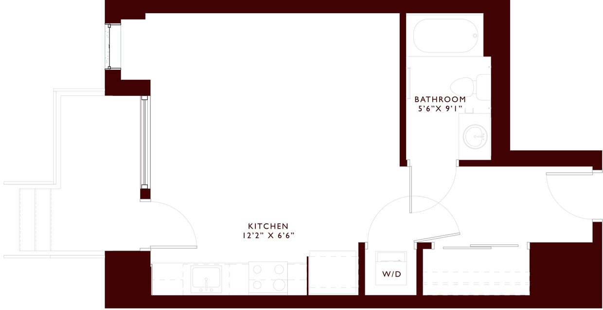 Explore the thoughtfully designed layout that makes every inch count. - S1 - Urban 1x1