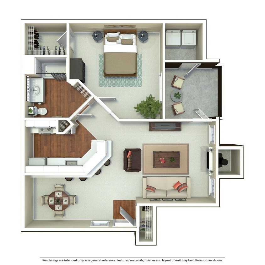Floor Plan - The Calistoga
