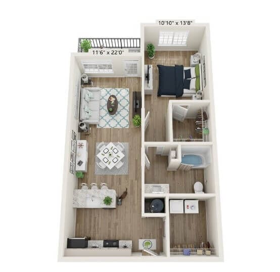 Floor Plan - The Denver