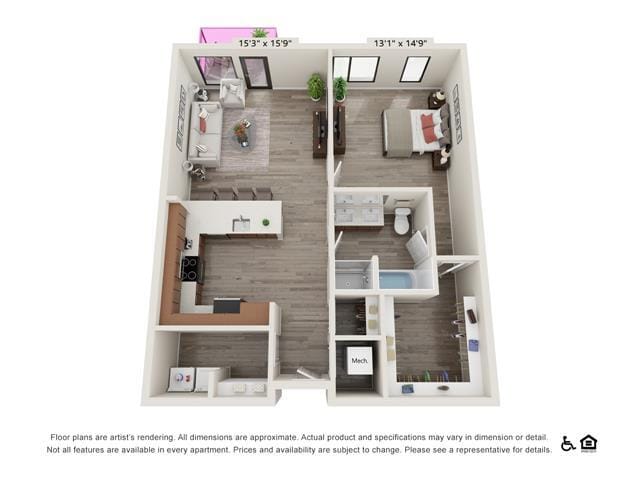 Floor Plan - 1B