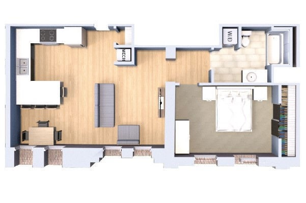 Floor Plan - Apt 506