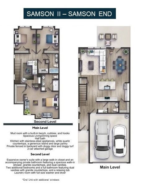 Floor Plan - Samson II - Samson End