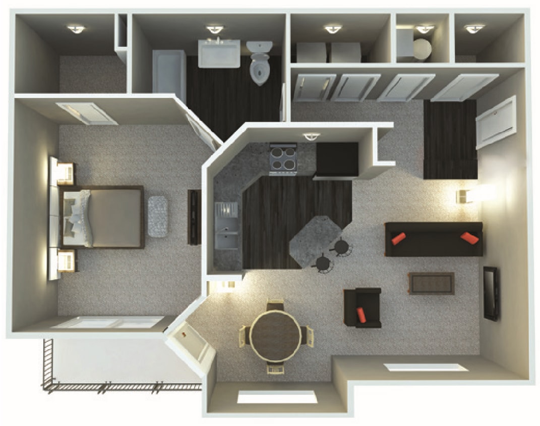 Floor Plan - Suite R