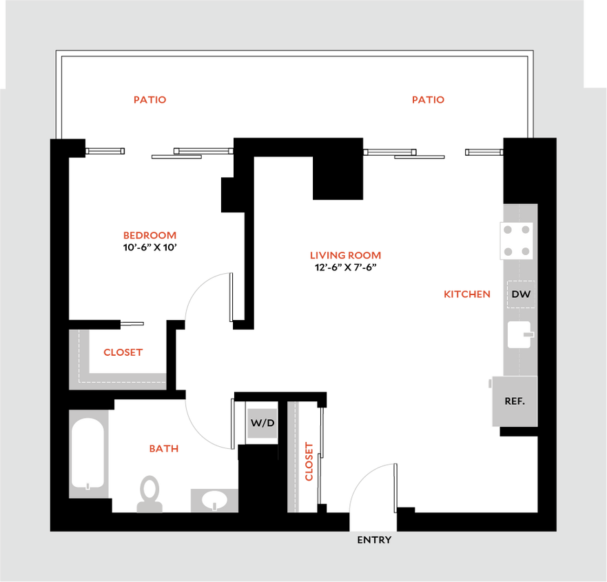 Floor Plan - Plan 1K