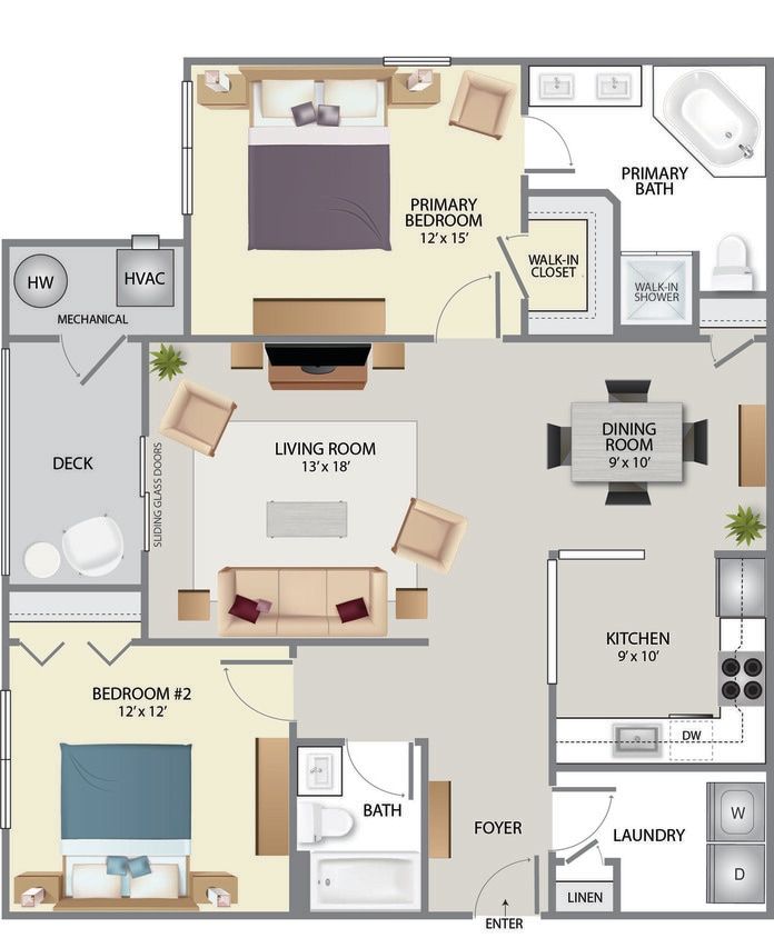 Floor Plan - Cypress III