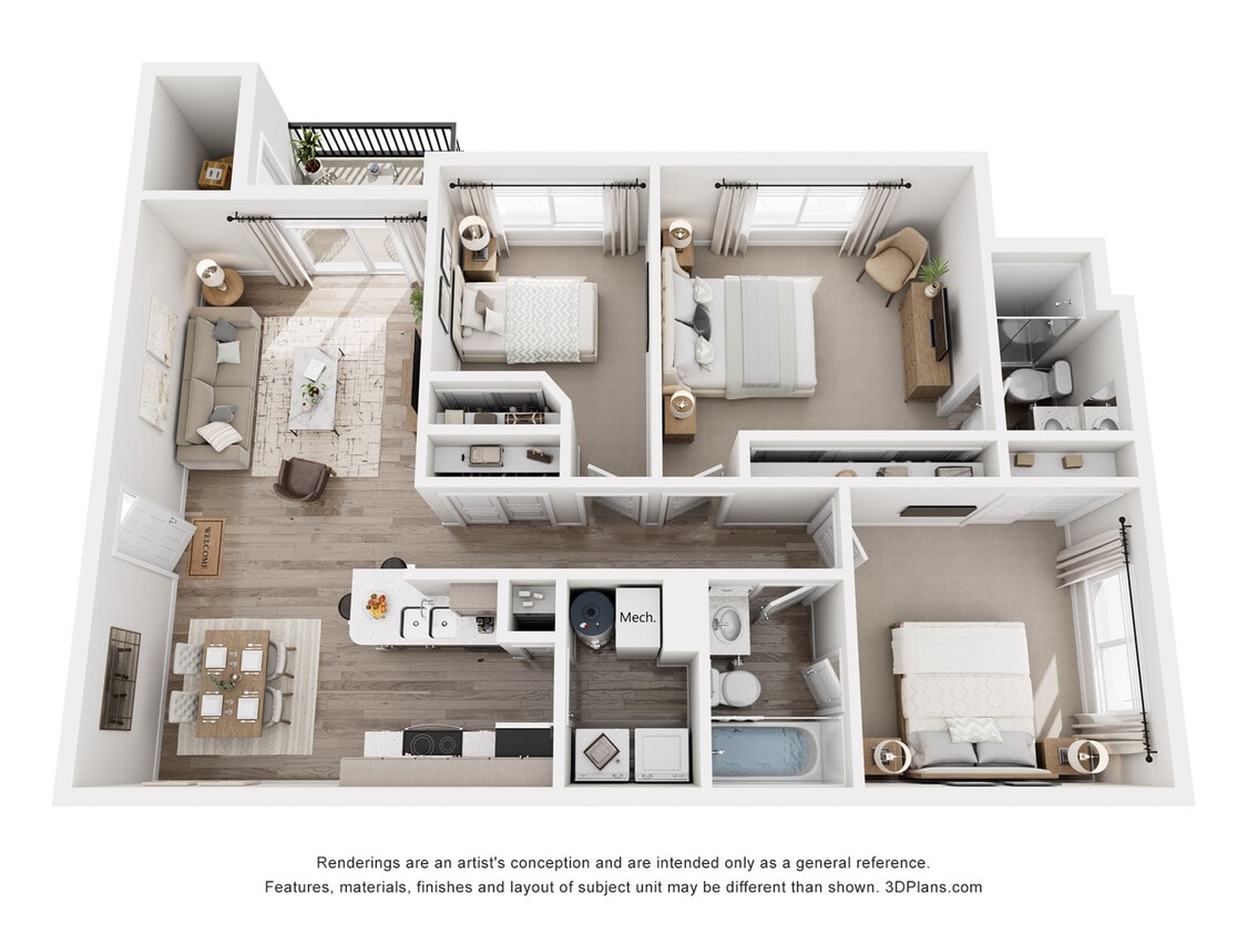 Quail Cove_Glacier_Renovated Scheme - 3B2B R