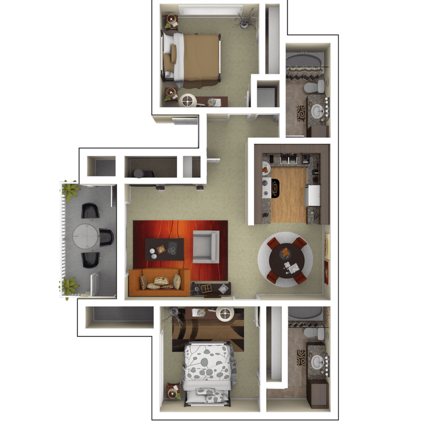 Floor Plan - Residence 4 Upgraded