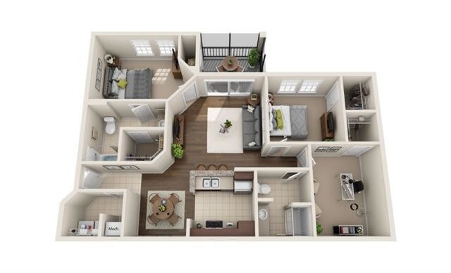 Floor Plan - Den Patio