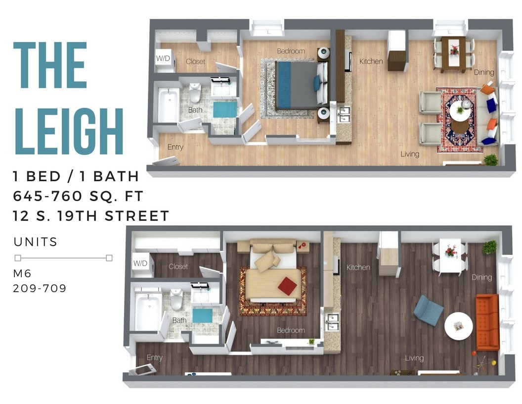 Floor Plan - The Leigh (Overview-City Side)