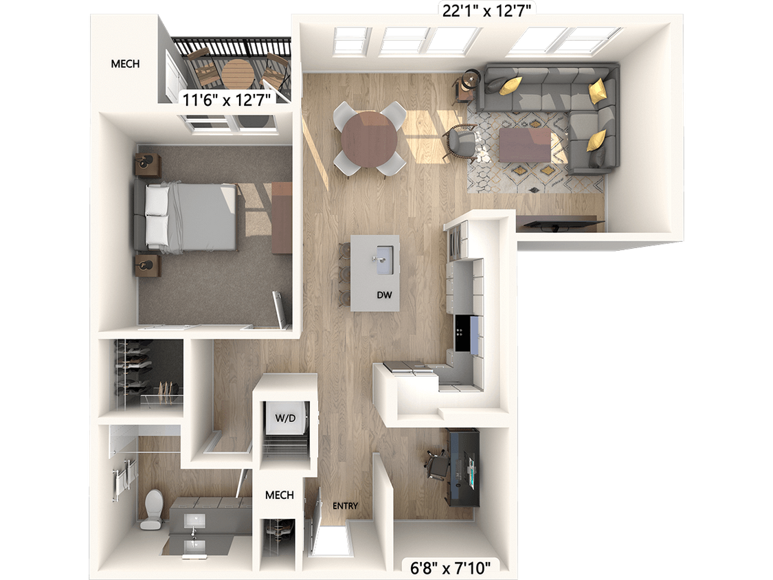 Floor Plan - AM20D-ADA