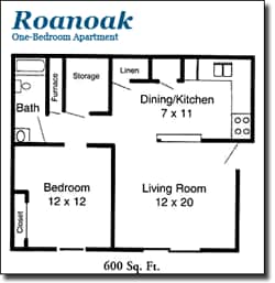 Floor Plan - Roanoke