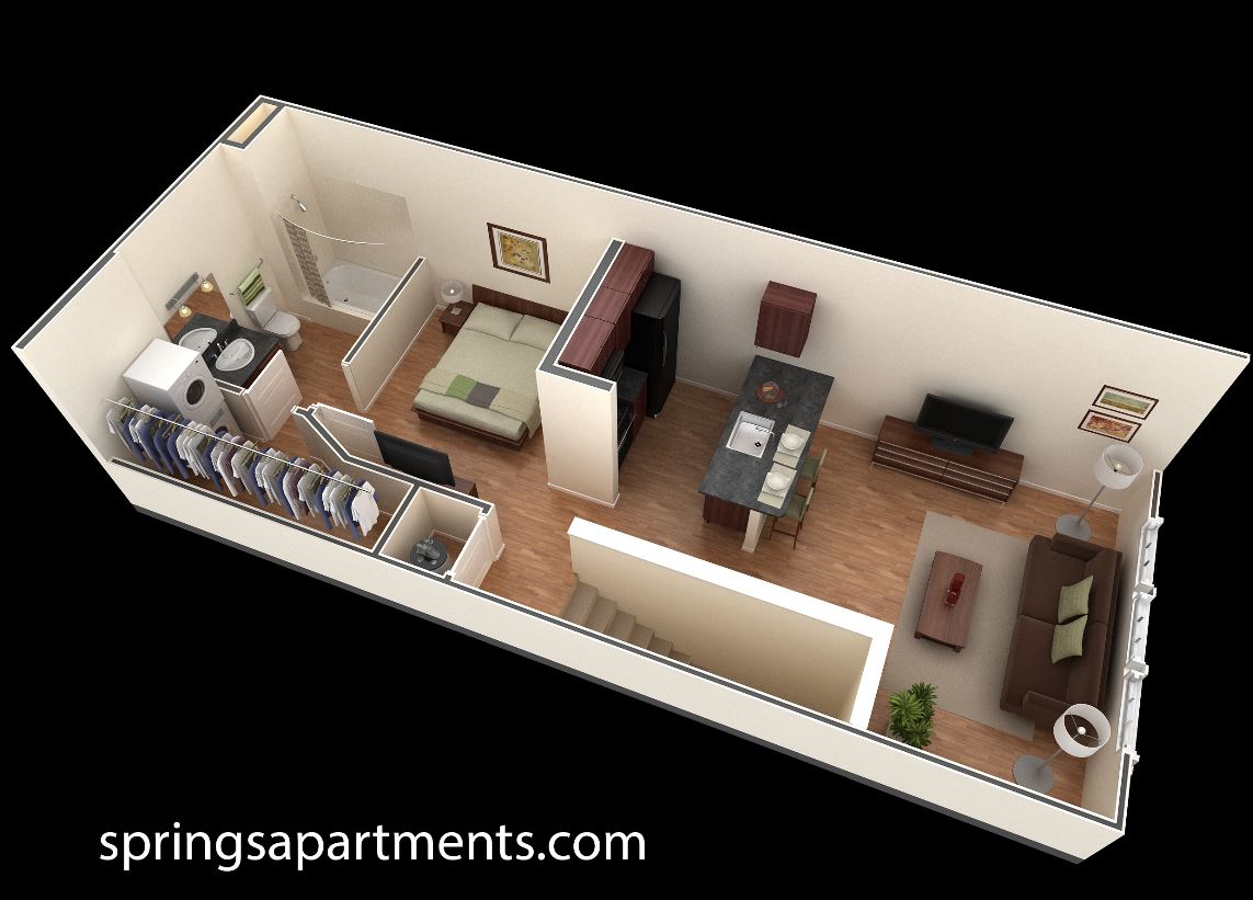 Floor Plan - Studio Grand Overlook