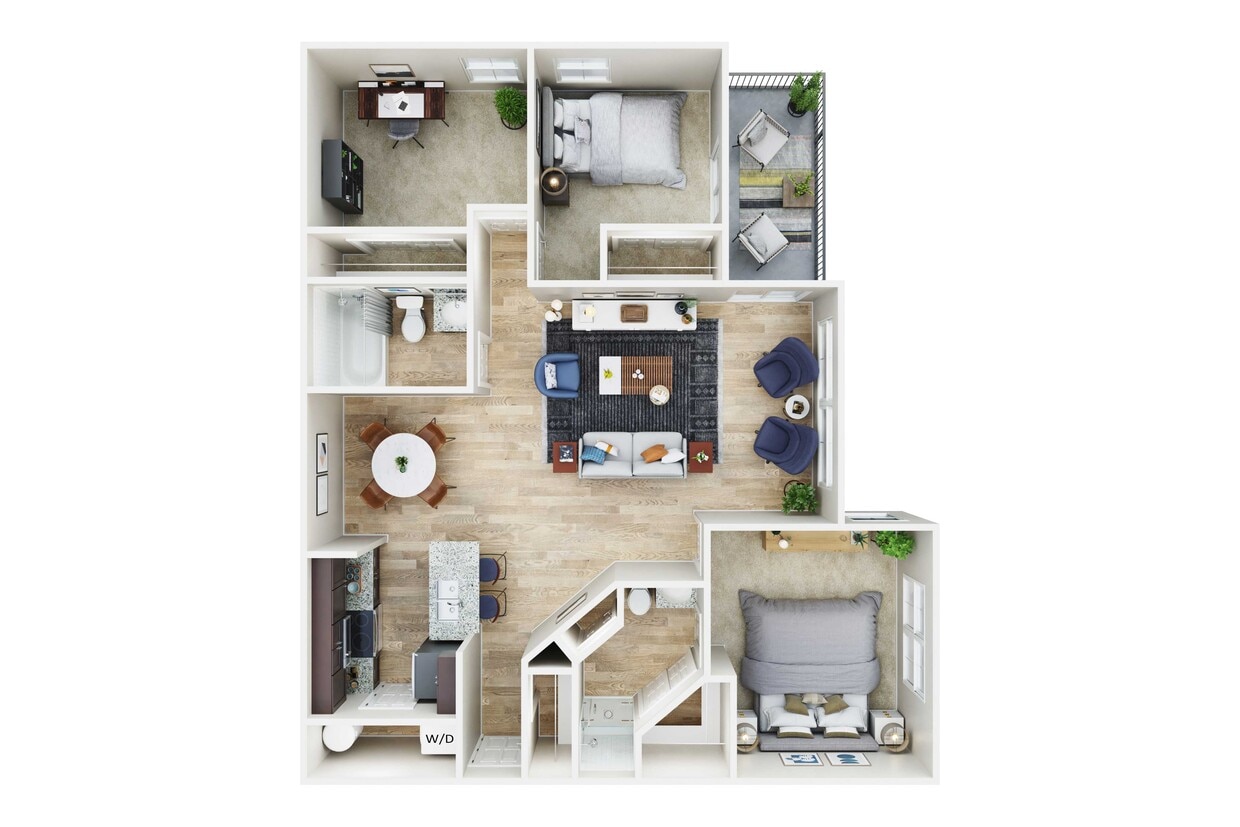 Floor Plan - B2C With Den