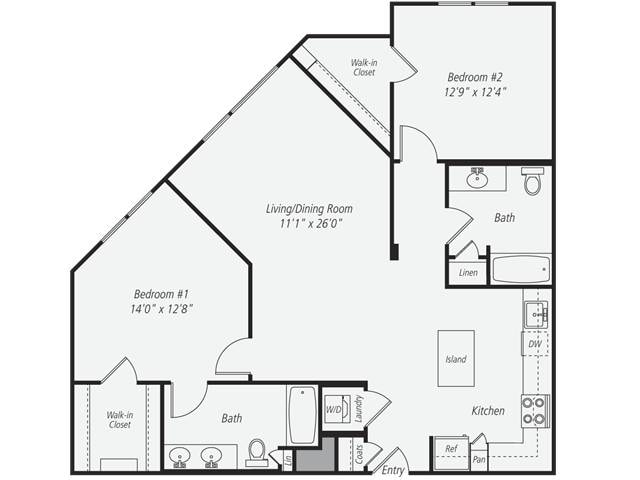 Floor Plan - B3-109-209-309-409-509