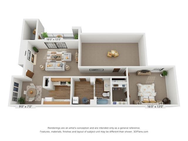 Floor Plan - THE EVERGREEN