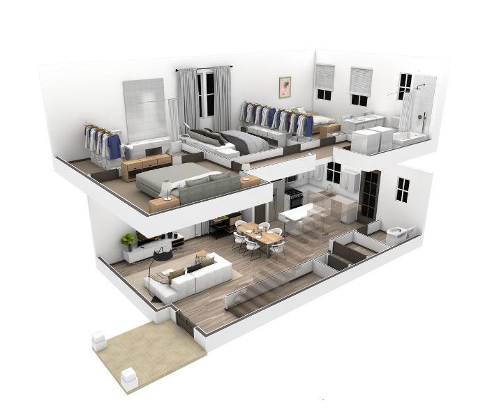 Floor Plan - 3BR Vista