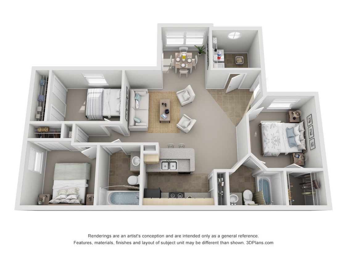 Floor Plan - 3 Bedroom