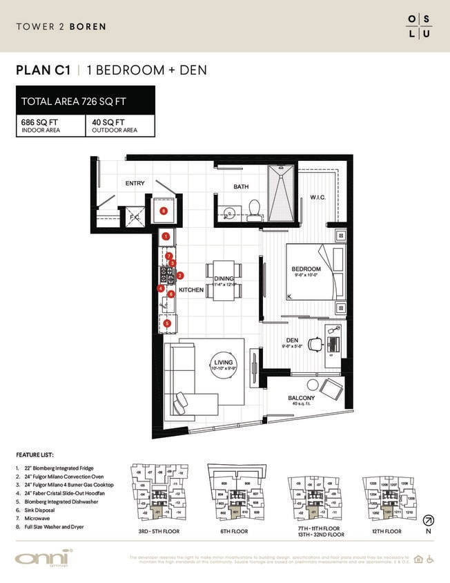 Floor Plan - Boren C1