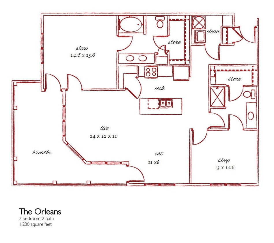 Floor Plan - The Orleans