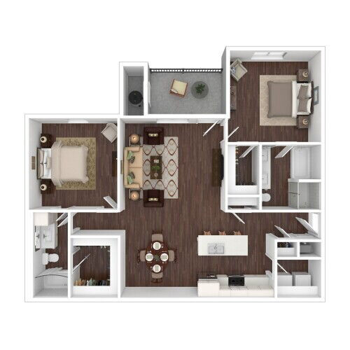 Floor Plan - 2X2