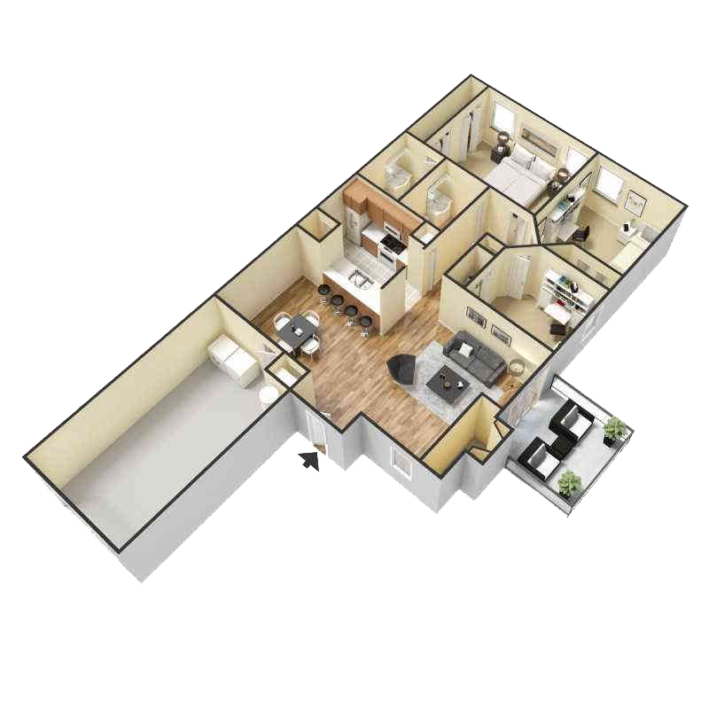 Floor Plan - Cottonwood