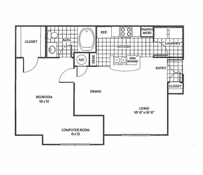 Floor Plan - 1B - Rodhos- Computer Room
