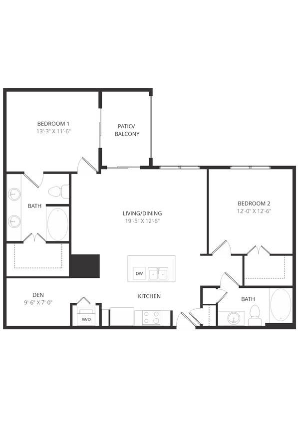Floor Plan - The Van Zandt