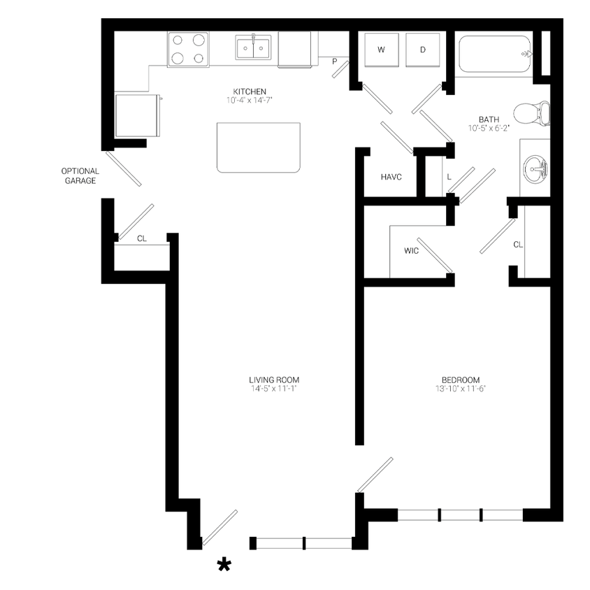 Floor Plan - A1- Lower