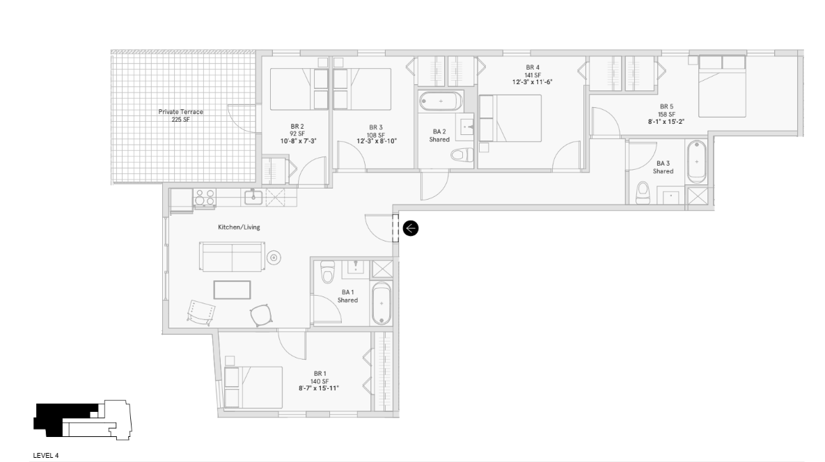 Floor Plan - Unit 403