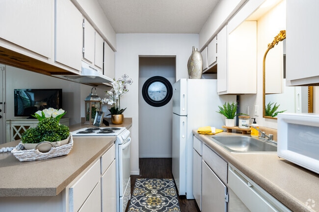 2BR, 1BA - 700SF - Kitchen - Fountain Lakes