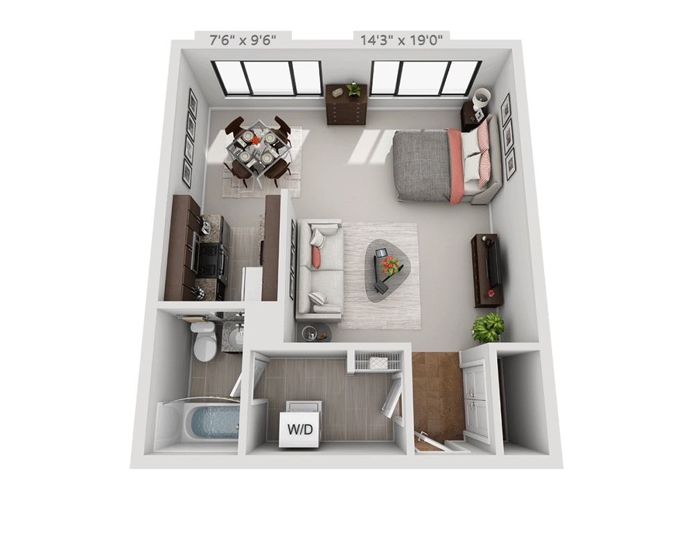 Floor Plan - Plan E1B