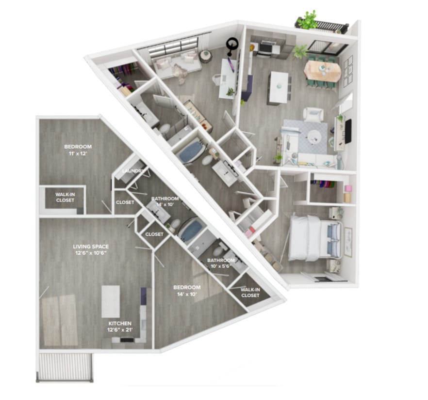 Floor Plan - Beckham 4