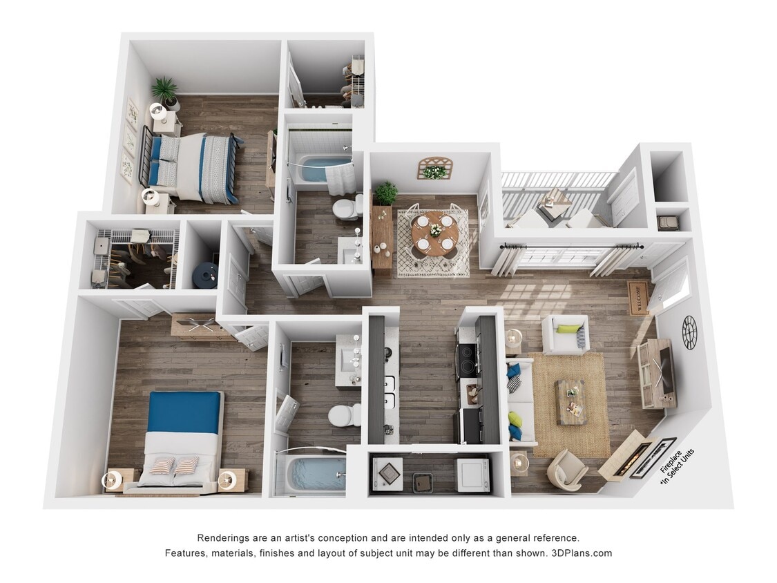 Floor Plan - Russell (w/Sunroom)