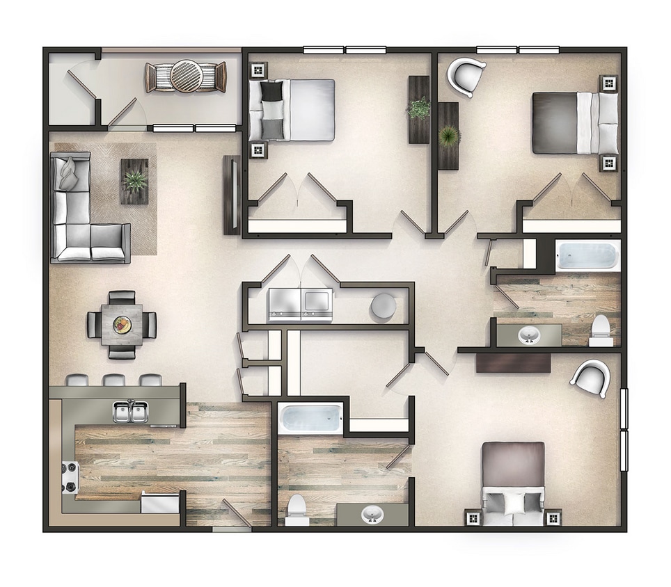 Floor Plan - The Meadows