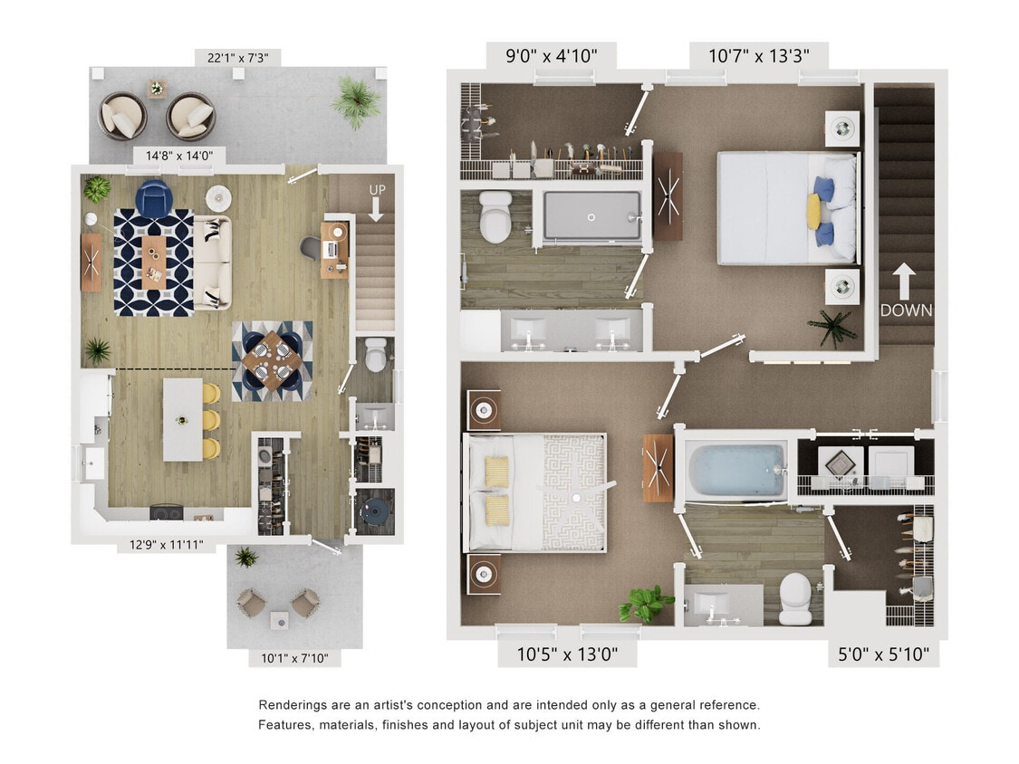 Floor Plan - Cottage B4