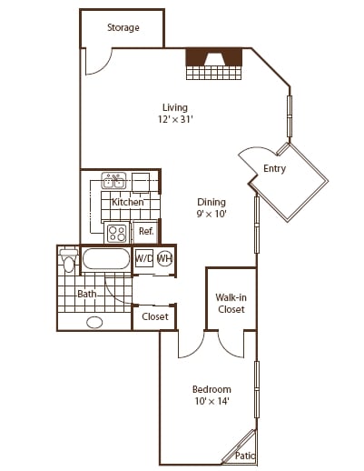 1BR/1BA - A6