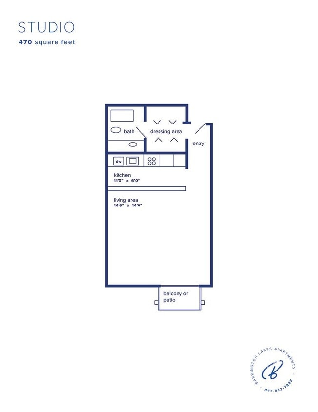 Floor Plan - Studio