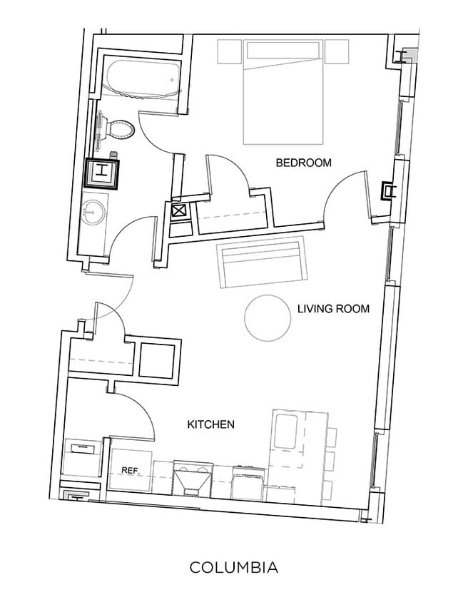 Columbia | 1 Bedroom - Columbia
