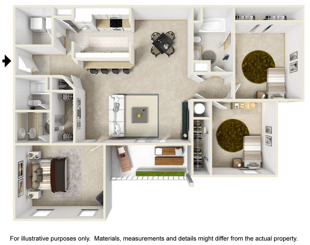 The Wellington | 3-Bedroom - 3-Bedroom